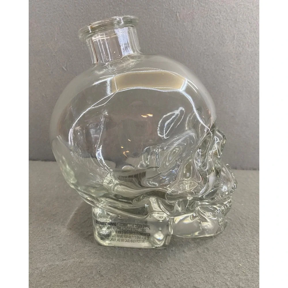 Crystal‎ Head Vodka Empty Skull Glass Bottle 750ml Decanter Bar Decor Canada